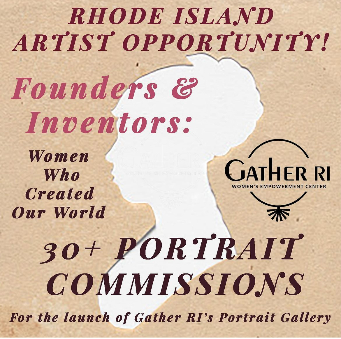 Gather RI Seeks Artist Applications for Portrait Gallery Commissions